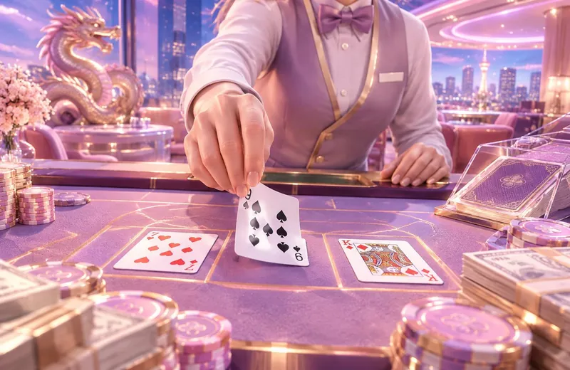 Dgd__img_baccarat table and casino dealer dalam konteks Slot WD Dana Dingdong77